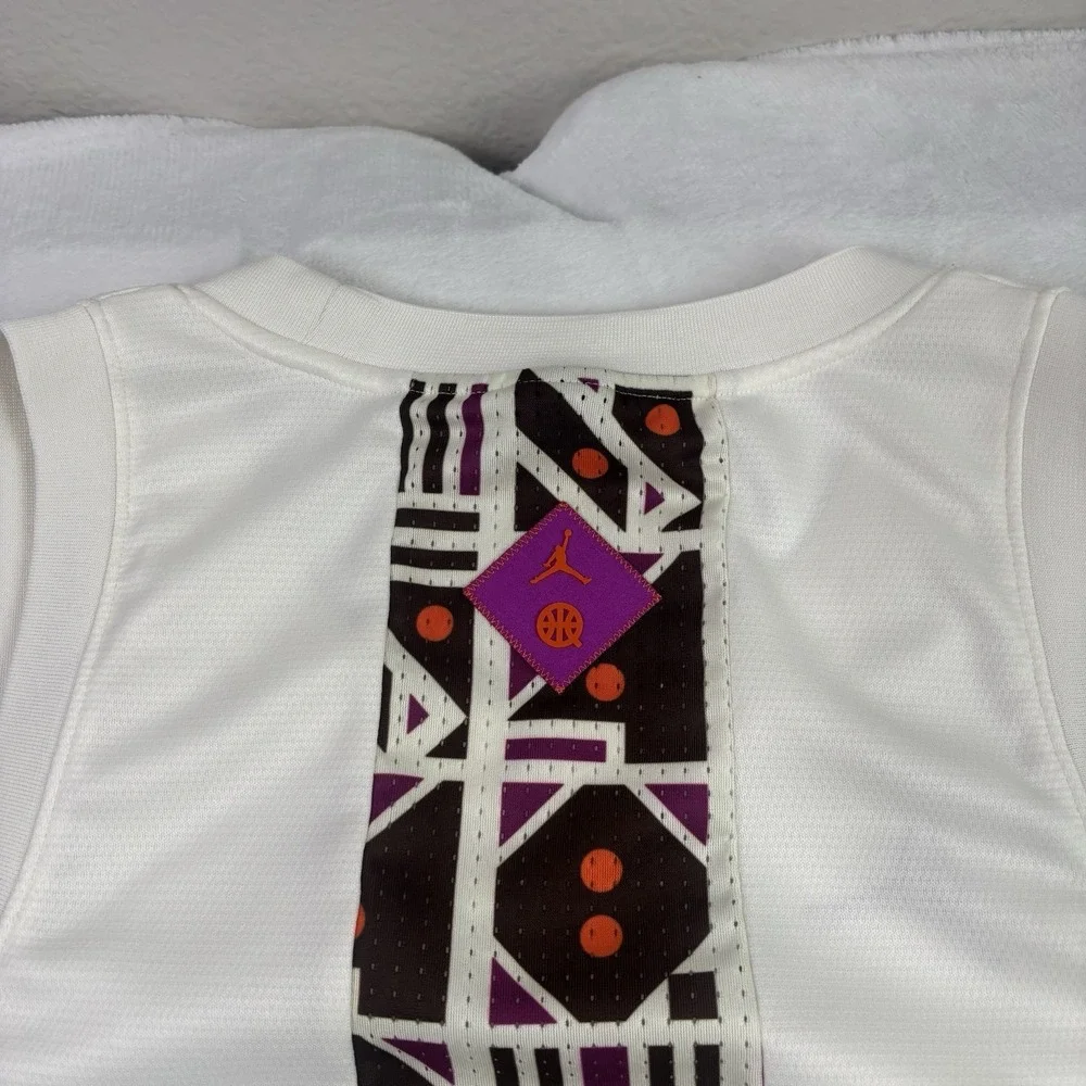 Jordan Brand Quai Air 54 Basketball Jersey Men's XXL Rare Multicolor